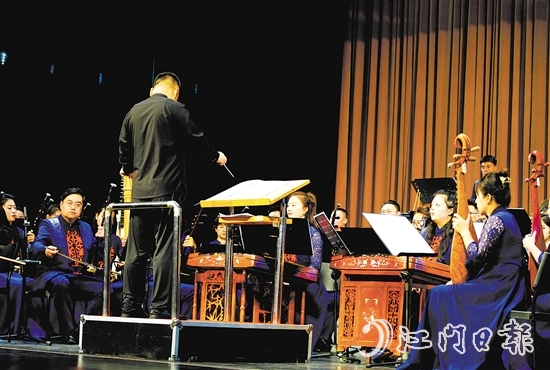 《山西印象》民族管弦樂組曲音樂會(huì)現(xiàn)場(chǎng)。