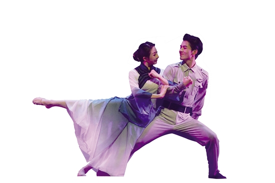 江門大力推進(jìn)文化強(qiáng)市建設(shè)。圖為僑鄉(xiāng)原創(chuàng)舞劇《僑批·家國》。