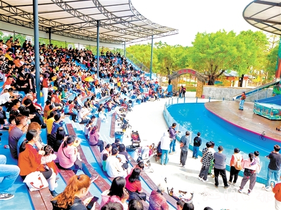 升級(jí)改造后的長廊生態(tài)園推出新項(xiàng)目和新玩法。