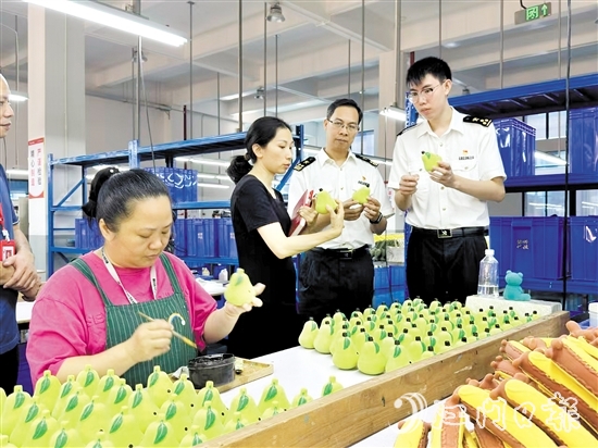 恩平海關積極主動為企業(yè)提供服務。