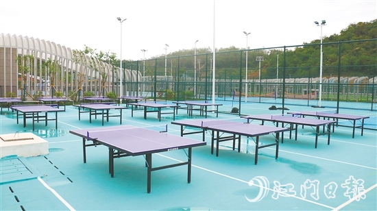 恩平體育公園可滿足群眾不同的運動健身需求。