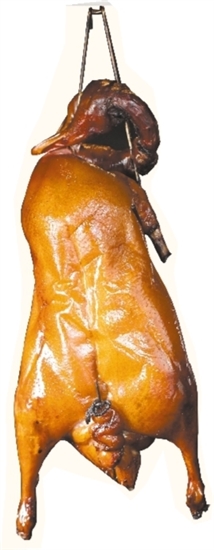 古井燒鵝皮脆肉香。