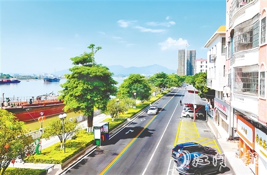 靚麗的街道讓人眼前一亮。