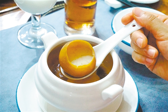 陳皮金盞湯。