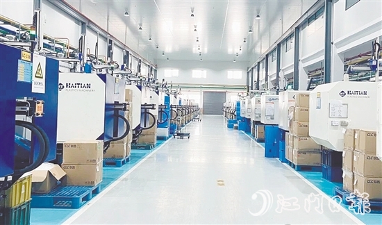 聯(lián)昌噴霧泵（鶴山）有限公司致力于打造國內(nèi)最大的噴霧泵生產(chǎn)基地。圖為項(xiàng)目一期已投產(chǎn)生產(chǎn)車間。