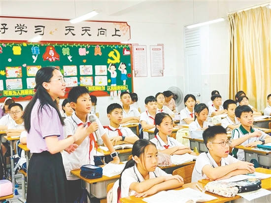 長沙街道辦事處中心學(xué)校打造高效課堂。