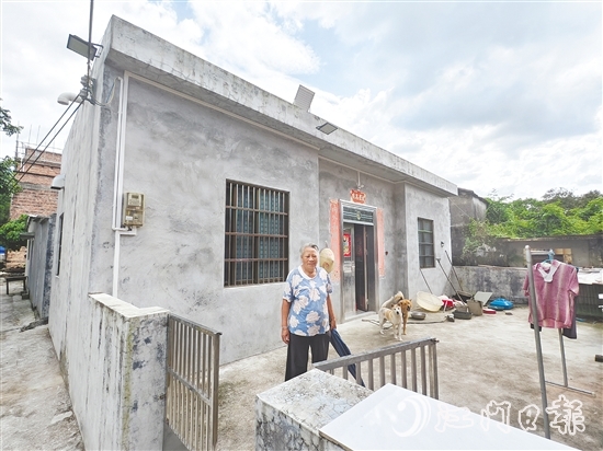 73歲的劉檢勤在古稀之年住上了新房子。