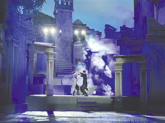 赤坎華僑古鎮(zhèn)《一代宗師》表演。