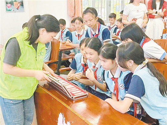 活動為學生帶來禁毒知識，筑牢校園安全防線。