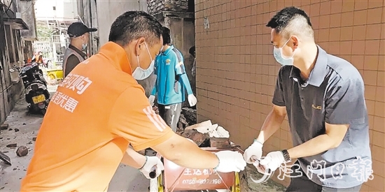 “向紹彬”愛心志愿服務(wù)隊投身基孔肯雅熱防控工作。