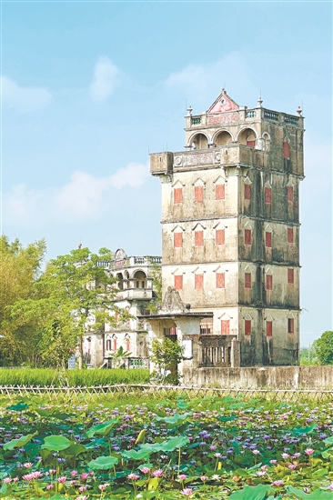 開平碉樓自力村景區(qū)。