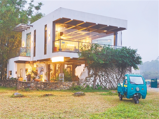 恩平市簕菜文化創(chuàng)意園風(fēng)景別致。