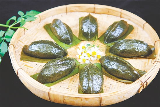 客家特色美食艾糍綠色生態(tài)、天然健康。
