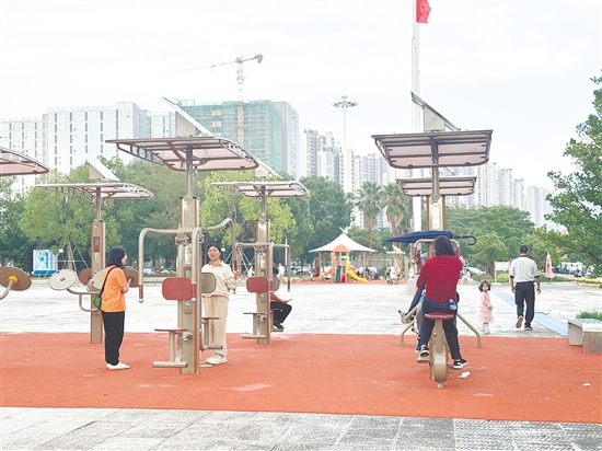 此次升級(jí)改造重點(diǎn)優(yōu)化了健身器材的實(shí)用性，提高了智能化水平。