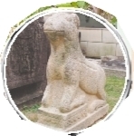 文邊村出土的“臥羊”保存完整，憨態(tài)可掬，吸引不少市民游客前來觀賞。