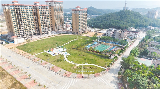 三合鎮(zhèn)建成體育公園。