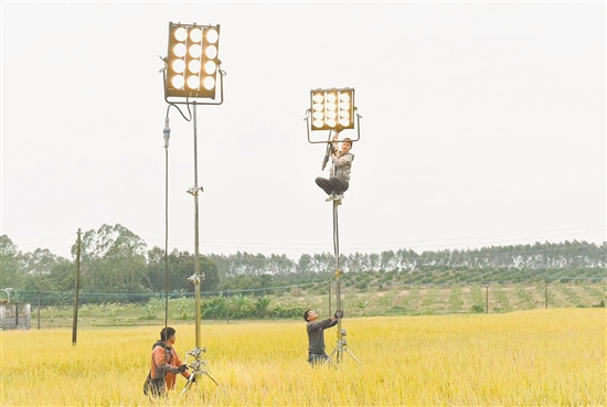 影片《英雄三元里》在臺(tái)山取景拍攝。