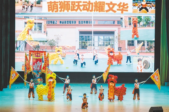 美育成果展演現(xiàn)場。