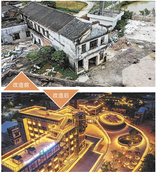 塘口鎮(zhèn)政府舊址經(jīng)過活化后搖身一變，成為“2024年廣東省銀品級鄉(xiāng)村酒店”開平市唐心酒店。