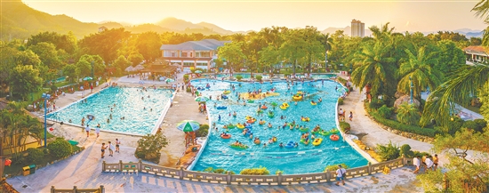 恩平市2025溫泉嘉年華將為文旅產(chǎn)業(yè)帶來(lái)豐富客流。圖為恩平市錦江溫泉景區(qū)。