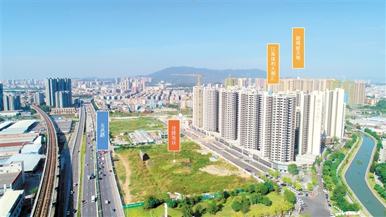 江海14號(hào)地實(shí)景圖。