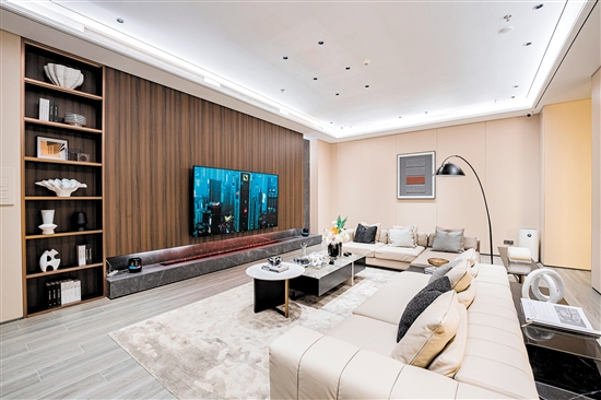 在華為智能生活館，消費者能體驗到完整的華為智能家居。