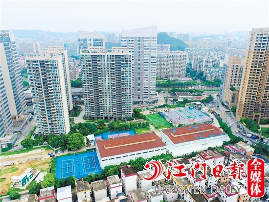 摩根國際旁地塊實景圖。