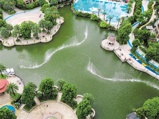 匯景灣·天珺加推的16棟可享湖景C位。