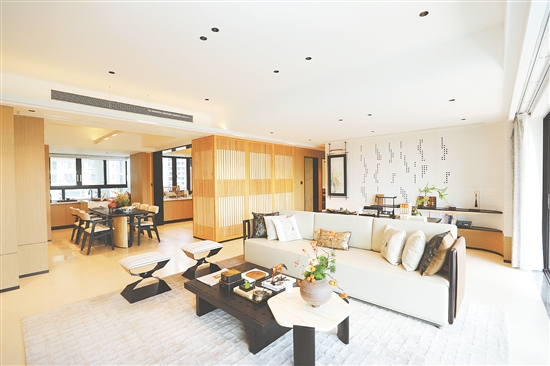 大平層擁有寬敞舒適的居住空間。