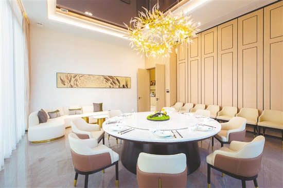 時下許多樓盤的會所配備了私人宴會廳。