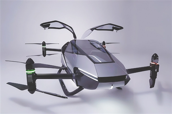 小鵬旗下的旅航者X2飛行汽車將亮相“十一”車展。采訪對象供圖